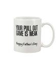Happy Father's Day Game Is Weak White Printed Mug