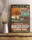 To Mom I Can Pay You Back Orange Tree Pattern Vertical Poster
