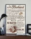 To My Husband Thank You For Loving Me Rings Vertical Poster