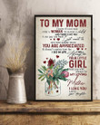 To Mom You Are Appreciated Flower Vase Vertical Poster