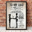 To My Dad You Are My Hero From Daughter Vertical Poster