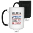 4th Of July Independence Day American Stars And Stripes Printed Mug