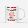 Dear Daddy Next 4th Of July I'll Be Cuddled Up With You Printed Mug