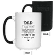 I May Not Be Perfect But I Forgive You Printed Mug Gift For Dad