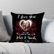 Custom Name And Photo Till The End Of Time Gift For Couple Cushion Pillow Cover