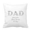 Dad Lots Of Love Custom Name Gift For Dad Pillow Cover