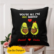 Gift For Couple Cushion Pillow Cover Custom Name You Are All I've Avo Wanted