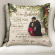 Cushion Pillow Cover Gift For Husband Never Forget That I Love You