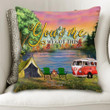 Cushion Pillow Cover Gift You And Me Caravan Camping