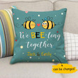 Custom Name We Bee Long Together Gift For Husband Printed Cushion Pillow Cover