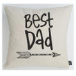 Best Dad Arrow Gift For Dad Pillow Cover