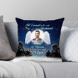 Love And Miss Gift For Angel Nurse Husband Printed Cushion Pillow Cover Custom Name
