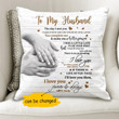 Gift For Husband Printed Cushion Pillow Cover Custom Name The Day I Meet You