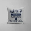 Happiness Is Coming Home Printed Cushion Pillow Cover