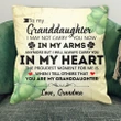 Cushion Pillow Cover Grandma Gift For Granddaughter Carry You In My Heart