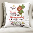 There Is No Pretending Custom Name Gift For Wife Printed Cushion Pillow Cover