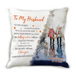 Custom Name Cushion Pillow Cover Thank You For Being My Grumpy Old Man Skiing Couple
