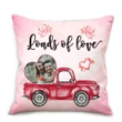 Custom Photo Road Of Love Gift For Lovers Printed Cushion Pillow Cover