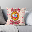 Gift For Couple Cushion Pillow Cover Custom Photo You're My Missing Slice
