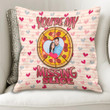 Gift For Couple Cushion Pillow Cover Custom Photo You're My Missing Slice