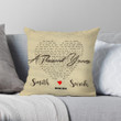 Custom Name A Thousand Years Gift For Husband Printed Cushion Pillow Cover