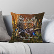Custom Name And Numbers Cushion Pillow Cover Gift Couple Deer We Got This
