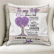 Custom Name Gift For Husband Printed Cushion Pillow Cover Tears And Laughter
