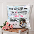 Love You Forever Custom Name Cushion Pillow Cover Gift For Husband