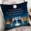 Printed Cushion Pillow Cover Gift For Wife Lion Be With You