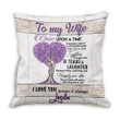 Custom Name Gift For Husband Printed Cushion Pillow Cover Tears And Laughter