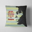 Live As A Champion Legend Cushion Pillow Cover Gift