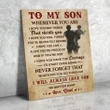 I Will Always Love You Dad Gift For Son Matte Canvas