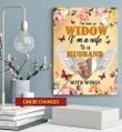 I'm Not A Widow I'm A Wife To A Husband With Wings Custom Photo Matte Canvas