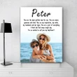 The Most Perfect Man Gift For Lover Custom Name And Photo Matte Canvas