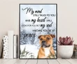 Staffordshire Bull Terrier At Peace Matte Canvas Gift For Dog Lovers