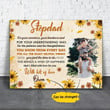 For The Patient And The Thoughtfulness Custom Name Matte Canvas Son Gift For Stepdad
