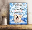 Custom Name And Numbers Matte Canvas Gift For Corgi Lovers Stairway To Heaven