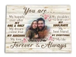 You Are My Life Custom Name And Photo Matte Canvas