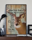 Hunting Take Your Bow And Quiver Full Of Arrows Matte Canvas Gift
