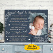 Custom Photo And Name Love Of My Life Special Angel In Heaven Matte Canvas Gift For Family