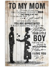 Matte Canvas Son Gift For Mom Always Be My Loving Mother