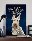 Scottish Terrier Light For My Life Gift For Dog Lovers Matte Canvas