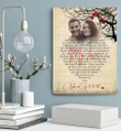 My Love Gift For Lover Custom Name And Photo And Number Matte Canvas