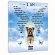 A Happy Puppy Gift For Dog Lovers Custom Name And Photo And Number Matte Canvas