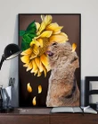 Lakeland Terrier And Sunflower Matte Canvas Gift For Dog Lovers
