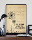 You Belong Among The Wildflowers Matte Canvas Gift