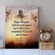 Days Will Pass And Turn Into Years Custom Photo And Name Matte Canvas Gift