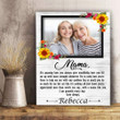Custom Name And Photo Matte Canvas Daughter Gift For Mom So Grateful