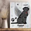 Dog I Made It Home Gift For Dog Lovers Custom Name And Number Matte Canvas