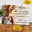You Complete Me Gift For Lover Custom Name And Photo Matte Canvas